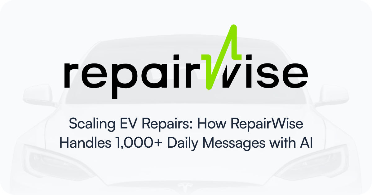 Scaling EV Repairs: How RepairWise Handles 1,000+ Daily Messages with AI